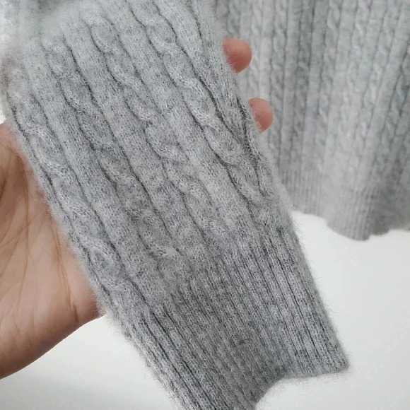 Jones New  York cashmere cable knit turtleneck sweater - Picture 3 of 9